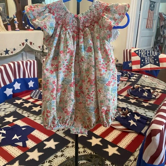 Isabel Garreton Smocked Infant Girls Romper size 24 months - Picture 7 of 16